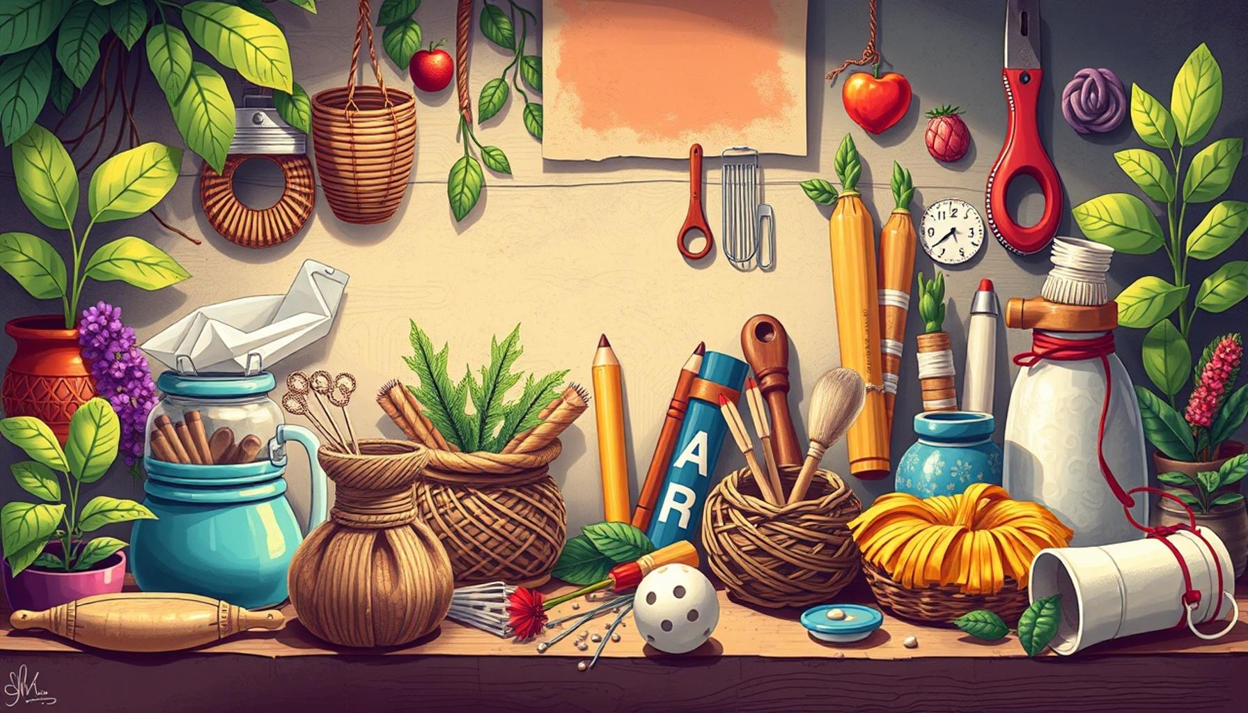 Sustainable Crafting Skills: Creating with Recycled and Eco-friendly Materials