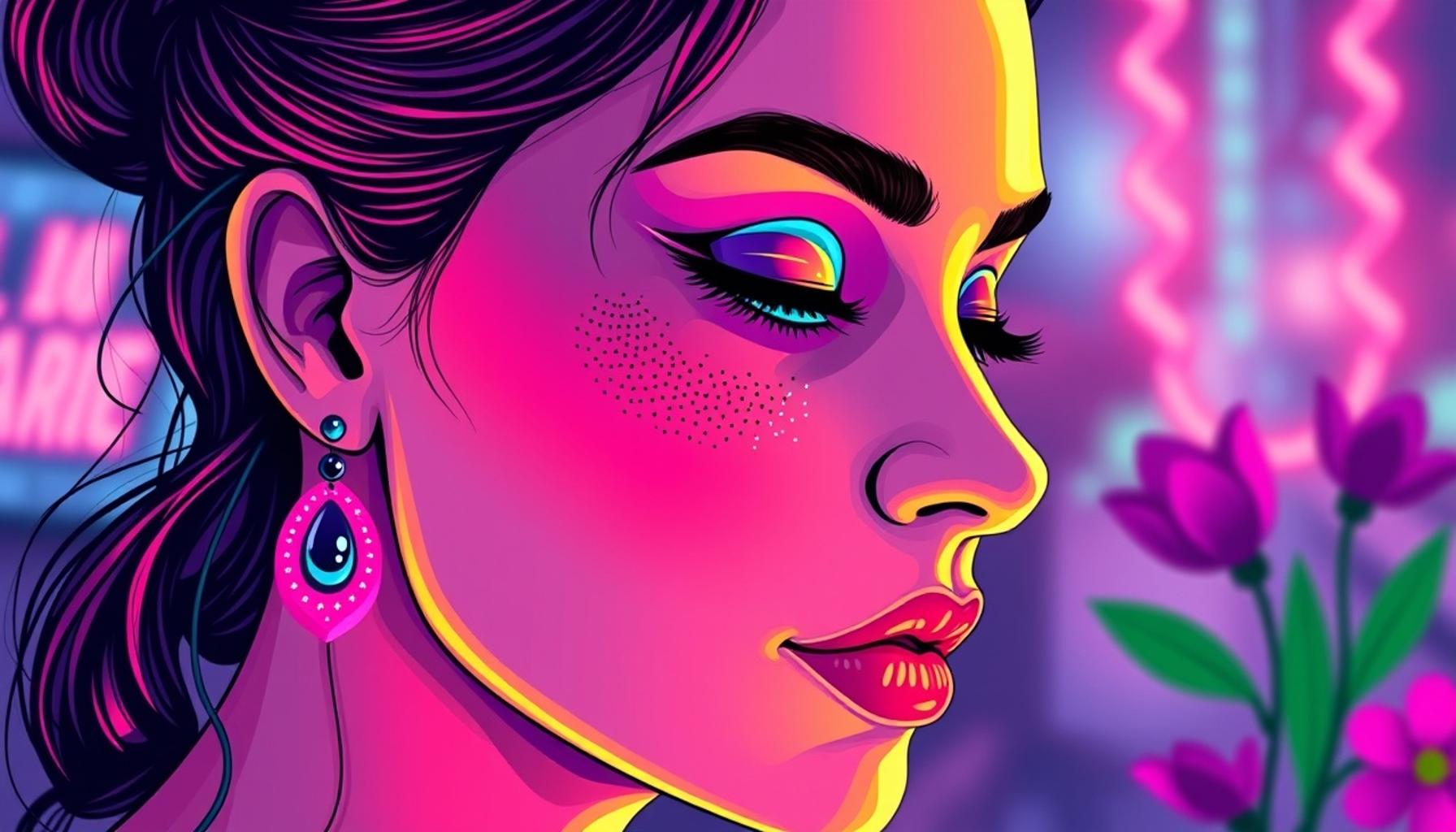 Neon Makeup: The Return of Vibrant Colors for Festivals and Events